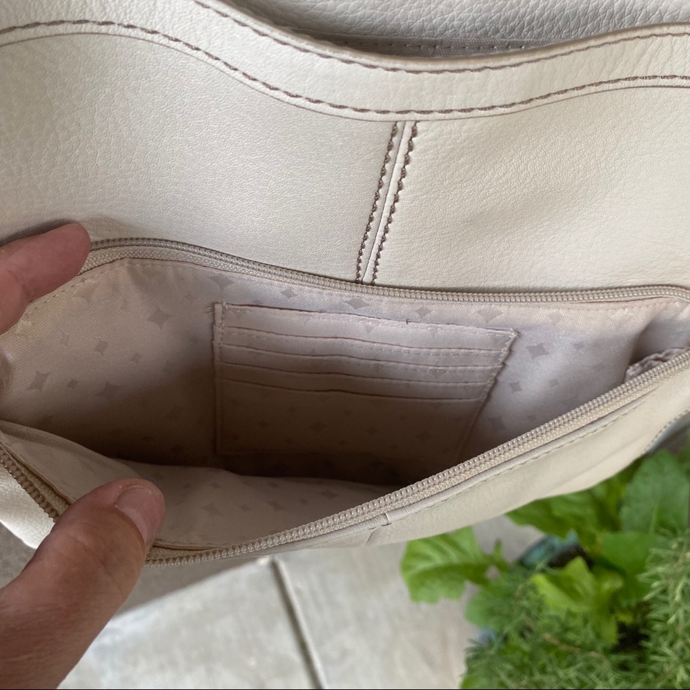 Fossil shoulder purse bag cream tan - Picture 9 of 11